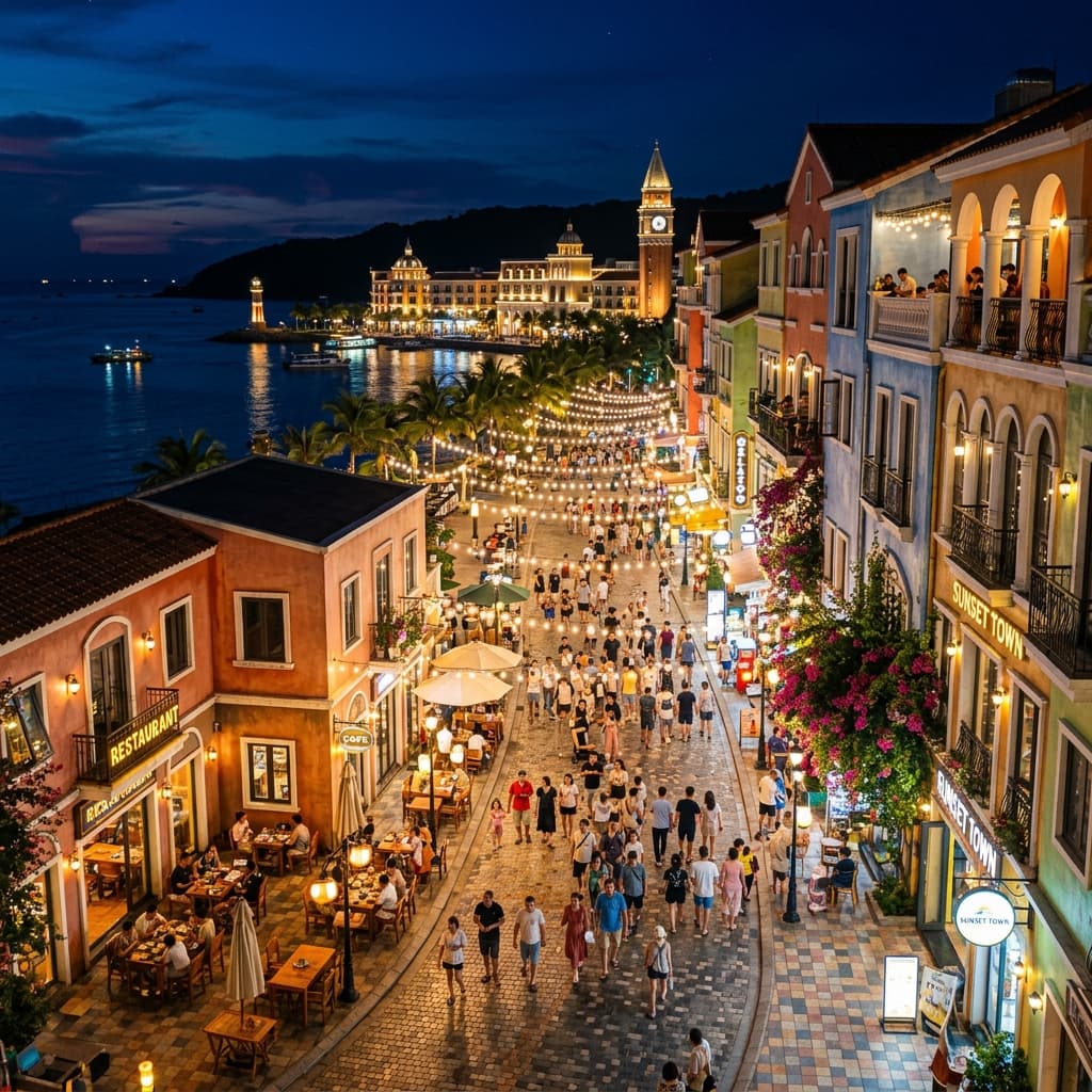 ĂN TỐI TẠI SUNSET TOWN